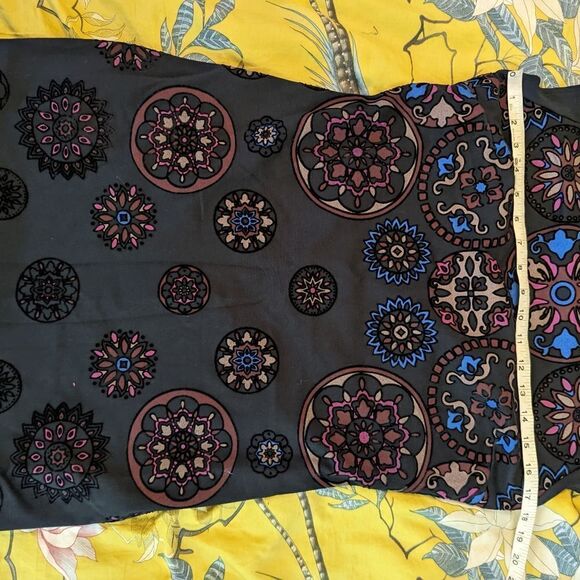 Desigual Sofia dress velvet mandala cutout bodycon mini sz l euc - Picture 8 of 8